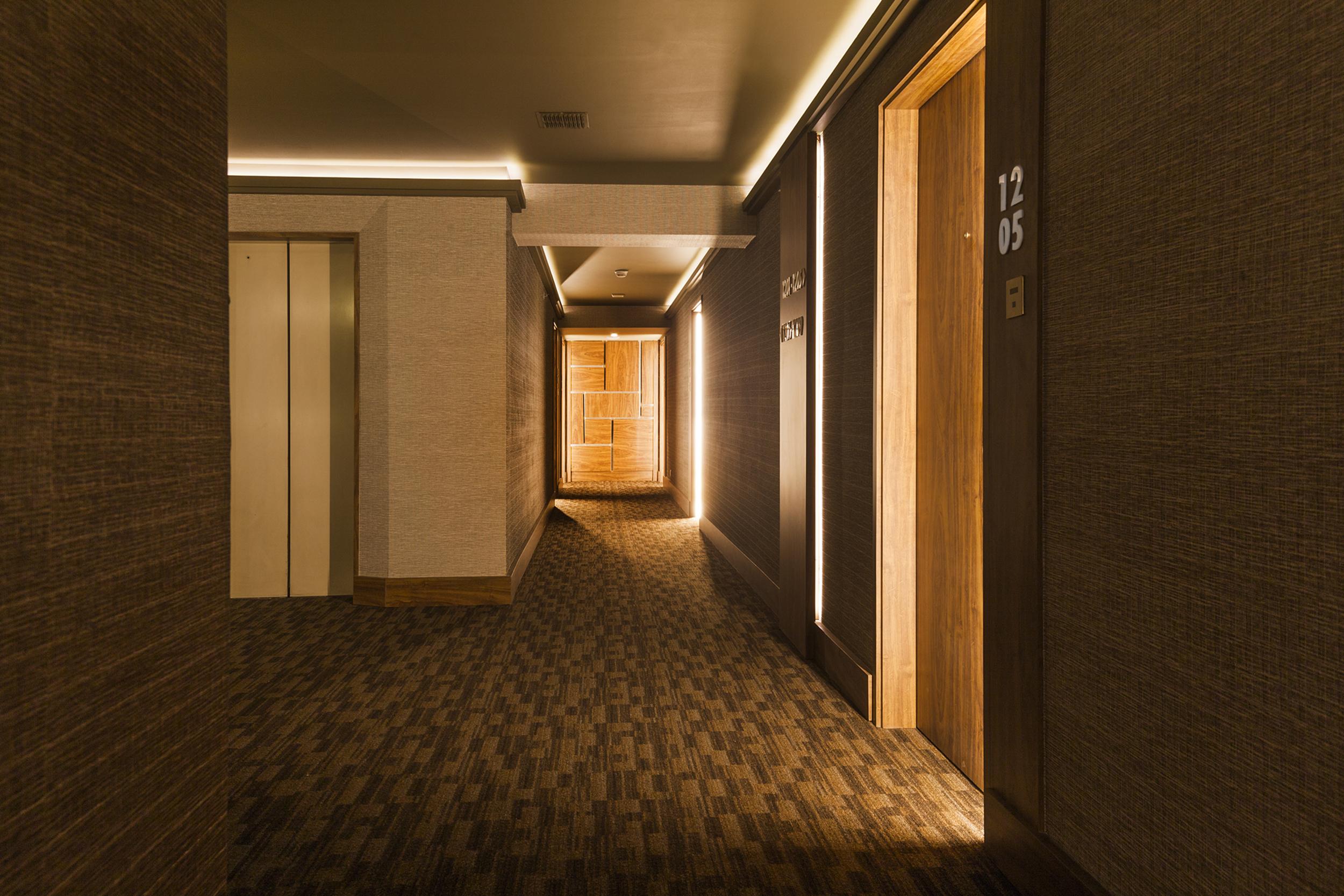 Hotel Regal Pacific Santiago de Chile Exterior foto A corridor in a hotel